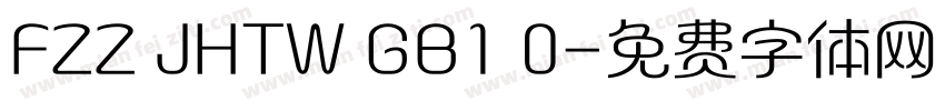 FZZ JHTW GB1 0字体转换